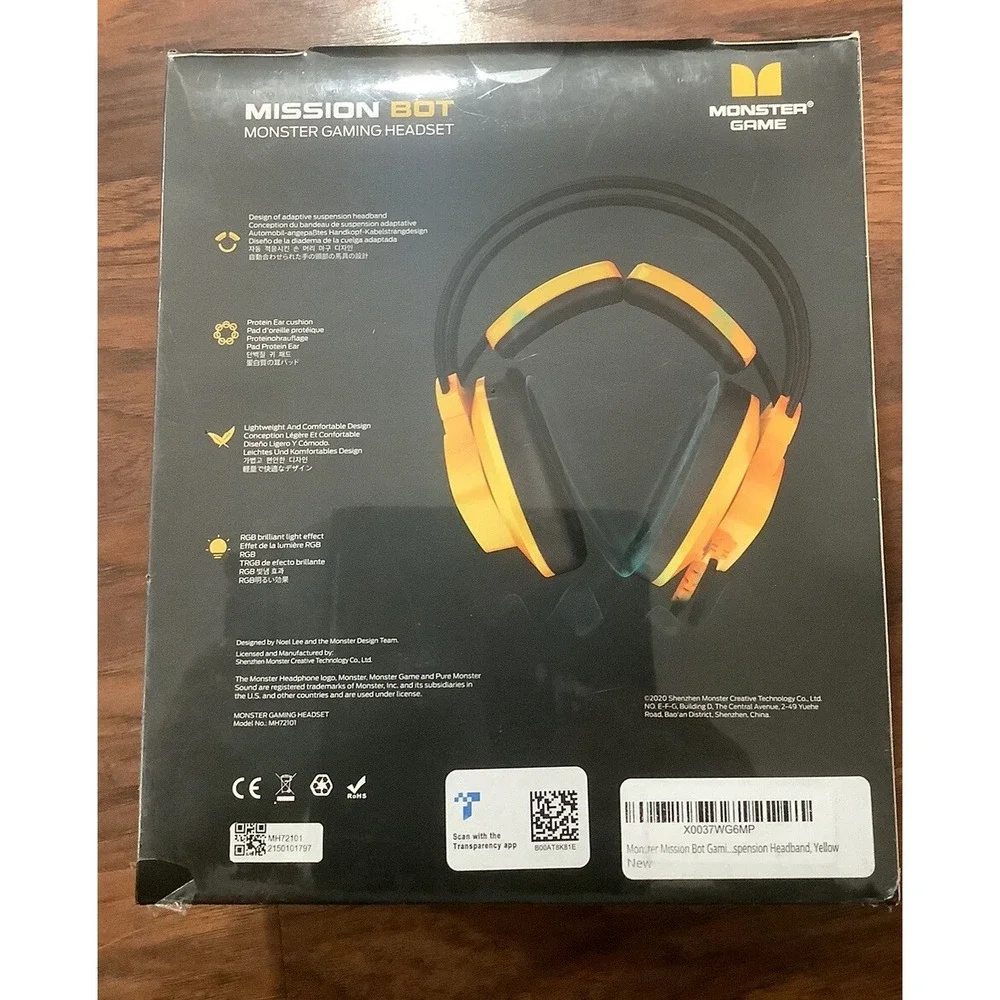 Monster Mission Bot Gaming Headset PC Gaming Headphones